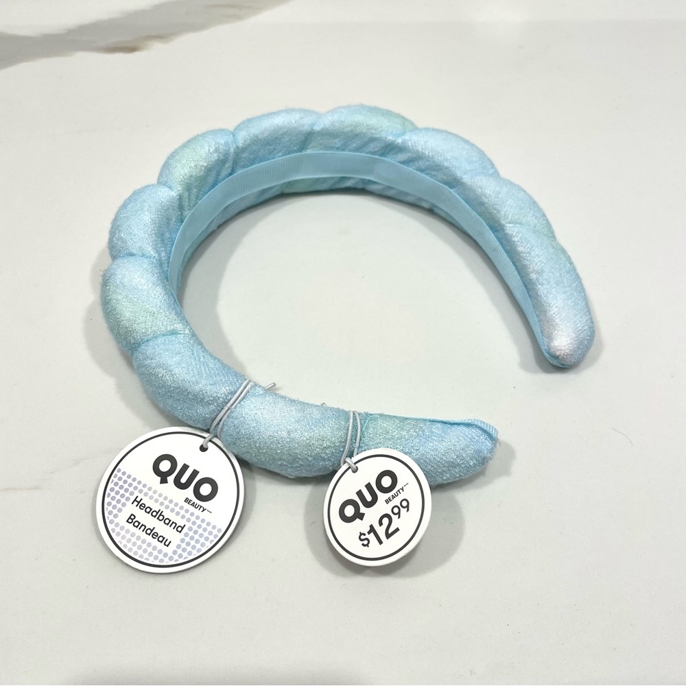 🟠5/$25 NEW Quo Beauty Bubble Spa Headband